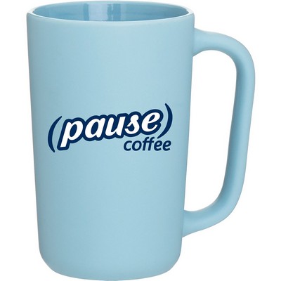 14 oz Ledge Ceramic Mug (Pacific Blue)